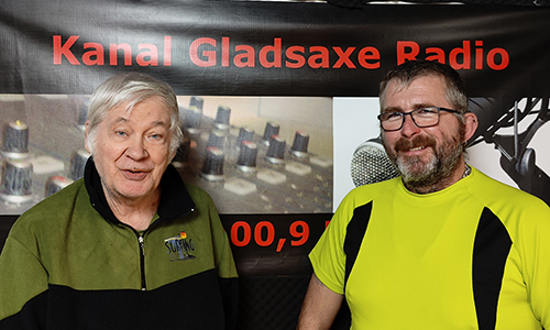 Peter Colmorten og Jacob Jacobsen fra Kanal Gladsaxe. (Foto: SAML Nyt)