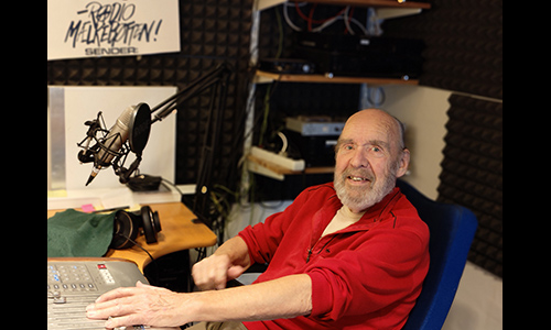 Stationsleder for Radio Mælkebøtten Evald Lauridsen. (Foto: SAML Nyt)