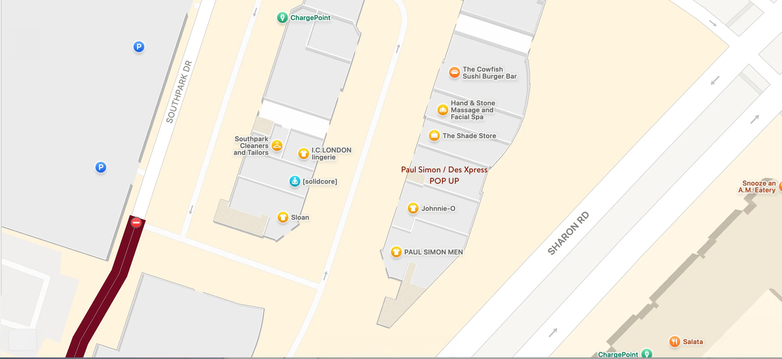 Map of 4310 Sharon Rd