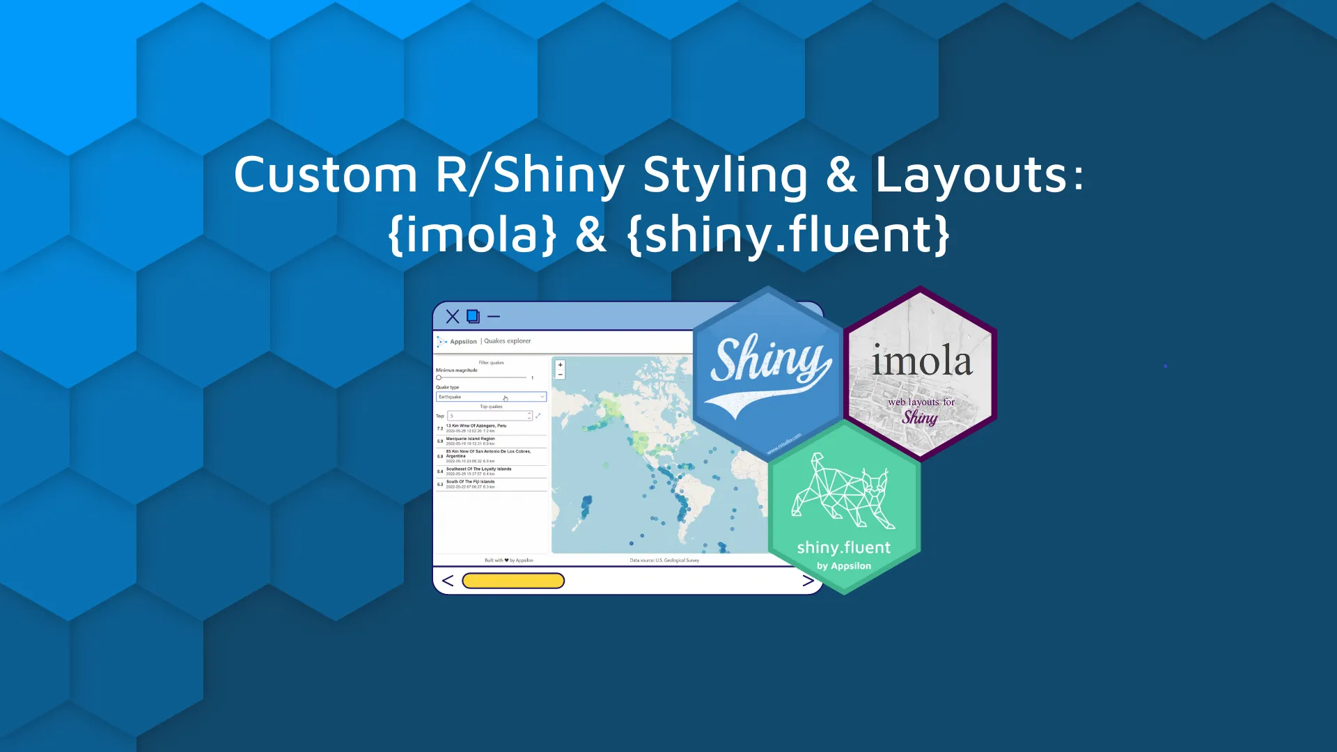 Professional Shiny App UI and Layouts with imola and shiny.fluent