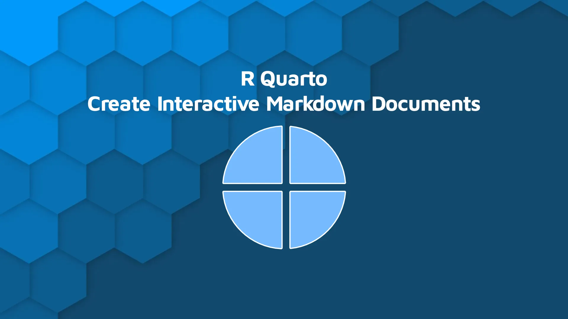 R Quarto Tutorial - How To Create Interactive Markdown Documents