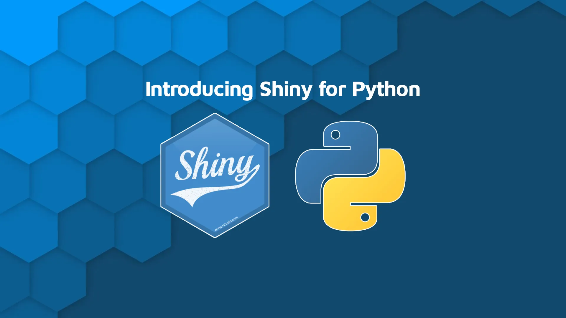 Introducing Shiny for Python - R Shiny Now Available in Python