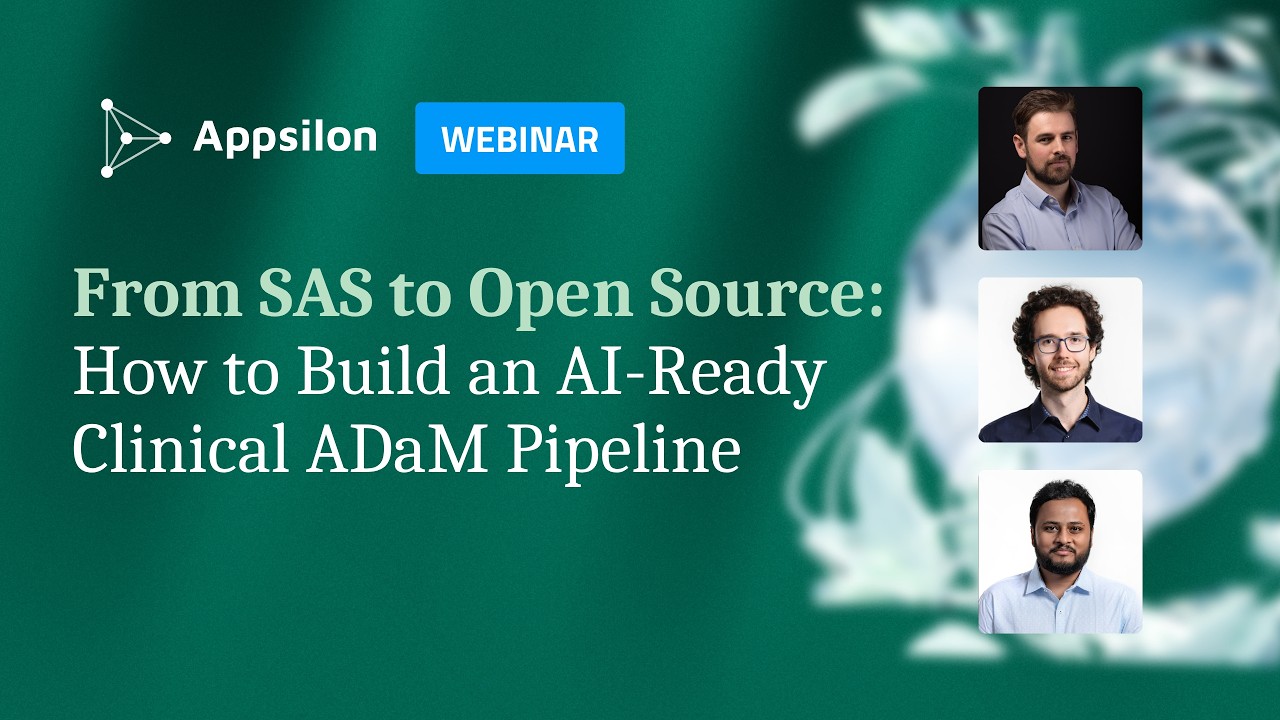 From SAS to Open Source: How to Build an AI-Ready Clinical ADaM Pipeline webinar
