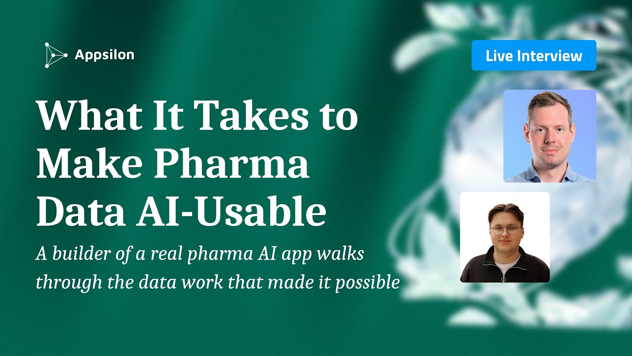 What It Takes to Make Pharma Data AI Usable webinar