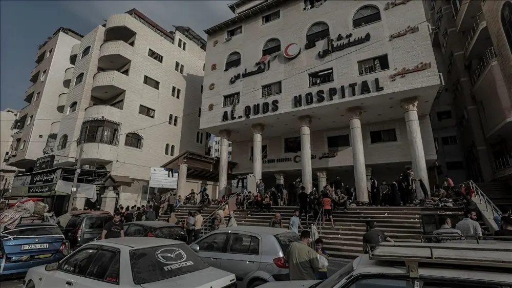  Gazze Şeridi'nin işleyen en büyük hastanesi olan Nasser Hastanesi'nde hayati tıbbi hizmetlerin çöktü.