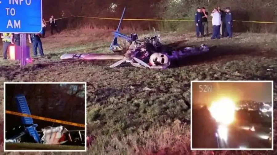 Amerika Birleşik Devletleri'nin Nashville kentinde bir otoyola düşen tek motorlu küçük uçak alev topuna döndü. Kazada uçakta bulunan beş kişi hayatını kaybetti.