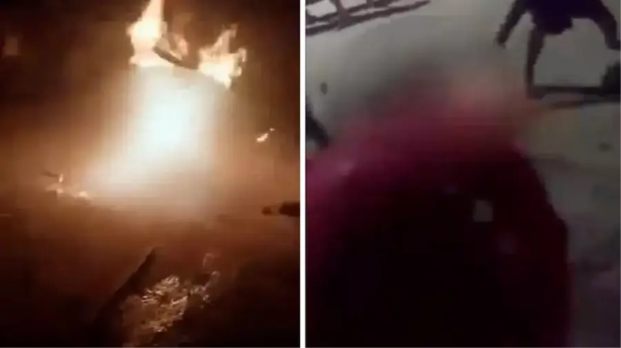 Brezilya'da, 19 aylık bir bebeği istismar etmekle suçlanan bir şahıs, kaçırılarak sokak ortasında diri diri yakıldı