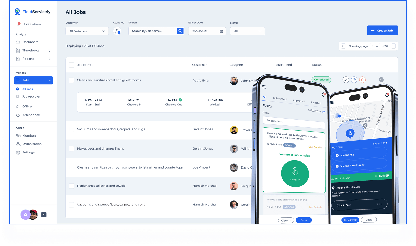 Field Service Management Software | FieldServicely