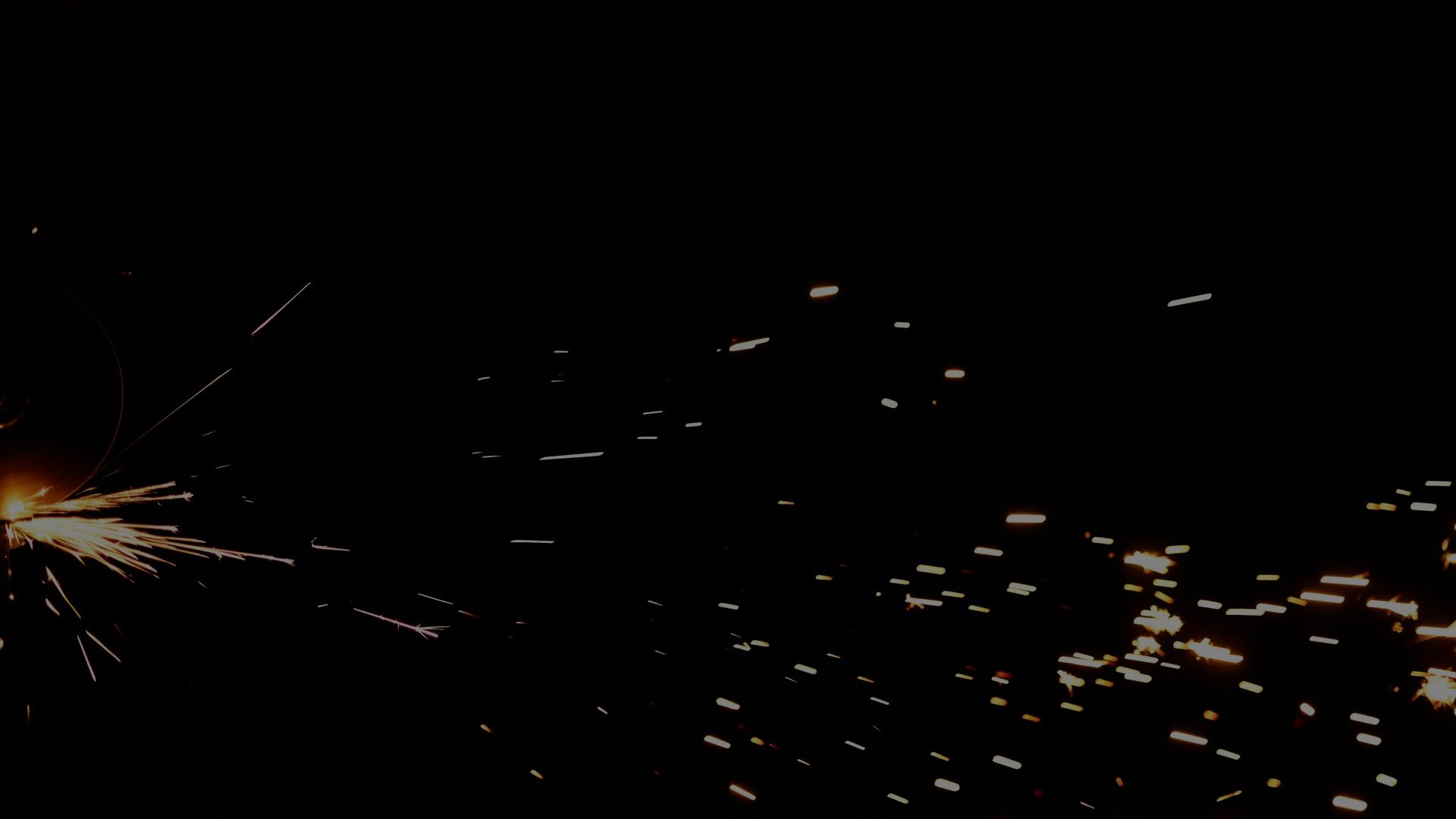 Sparks against a dark background representing the Combat and Gore pack