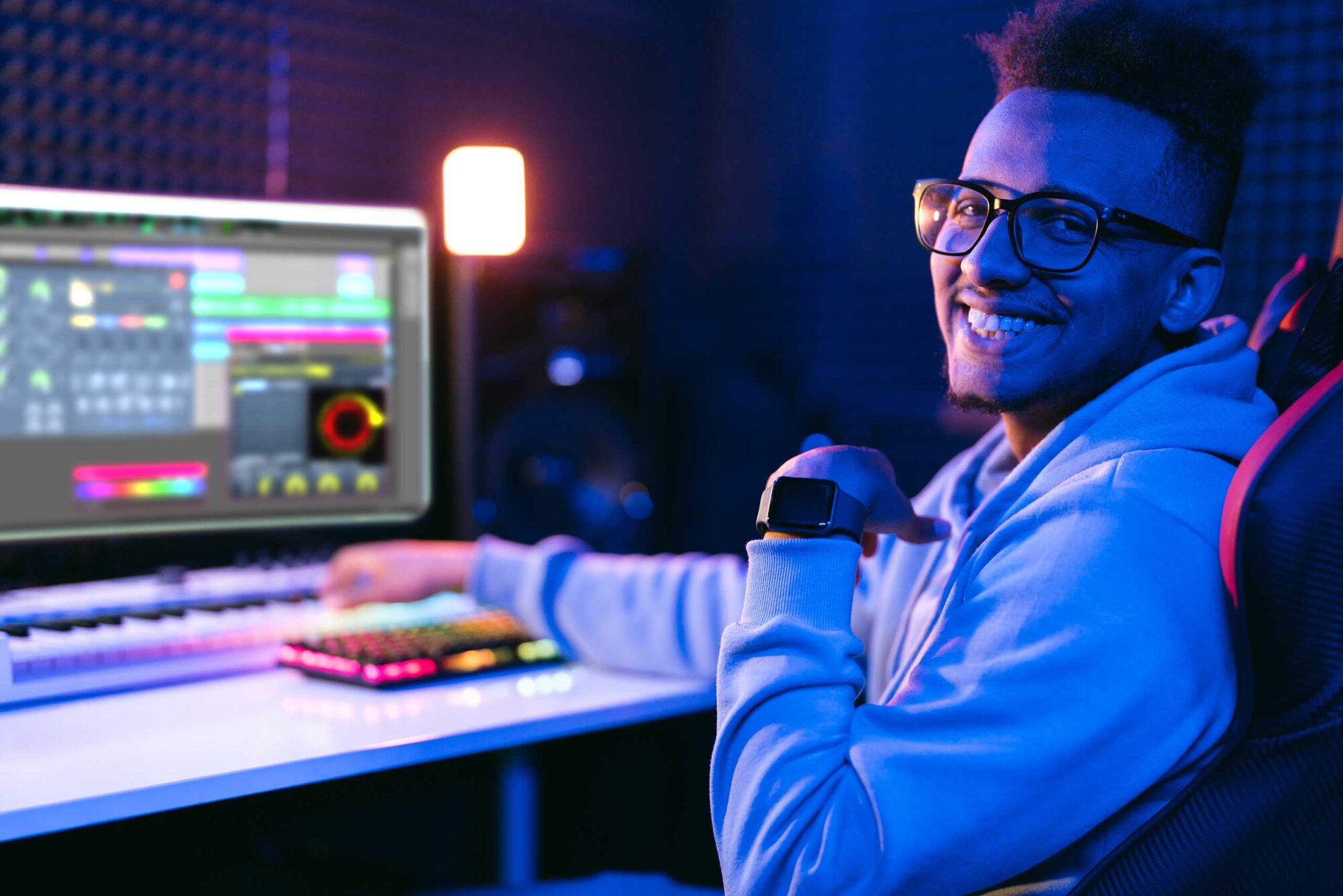 Sound designer using krotos plugins