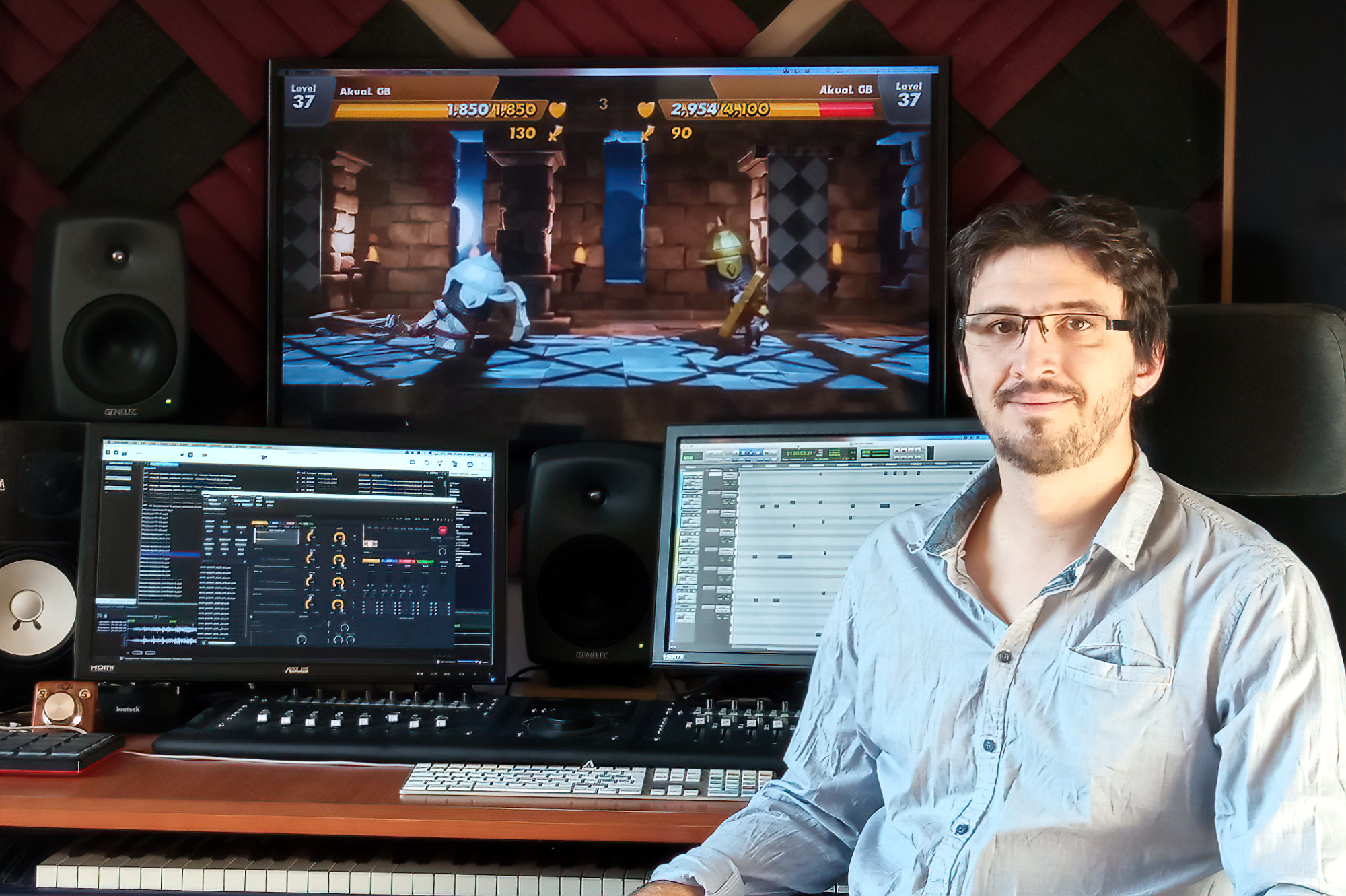 Image of Nicolas Titeux in his Studio