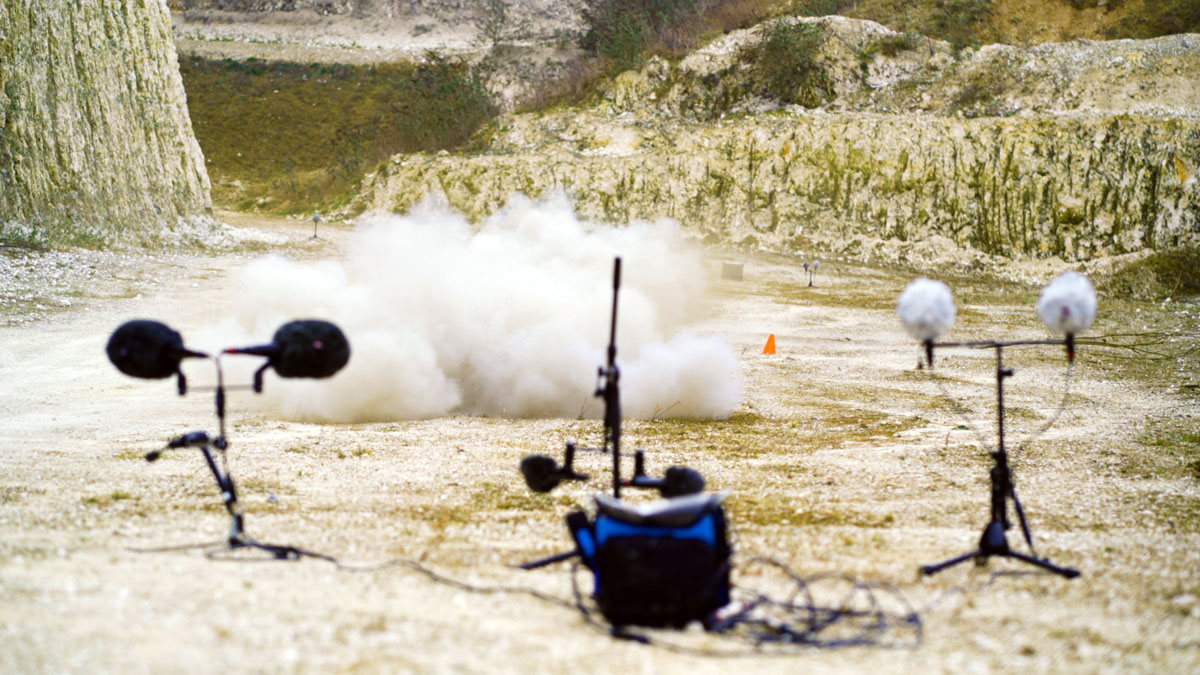 Recording Explosions with Barney Oram