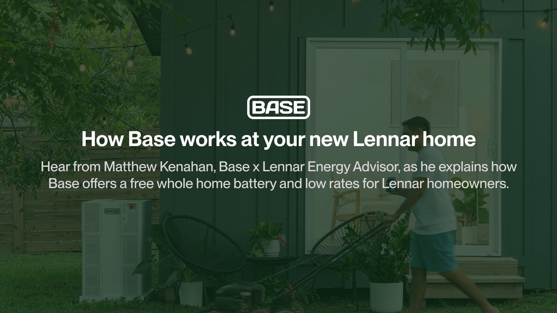 How Base works at your new Lennar home
