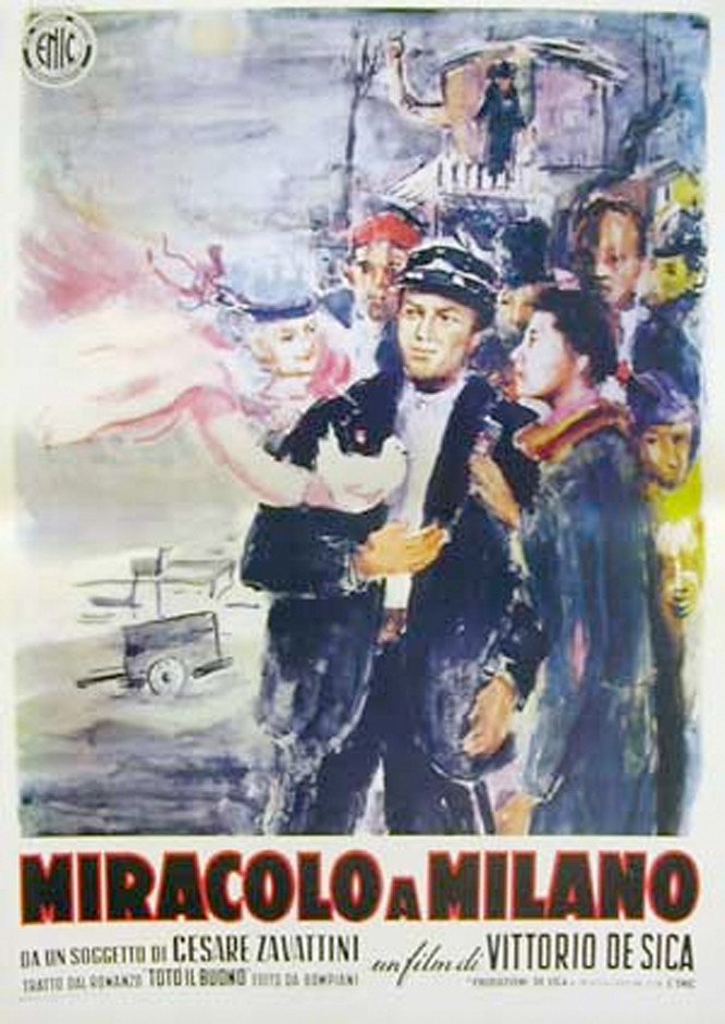 Afiche de Milagro en Milán (Miracolo a Milano), de Vittorio De Sica