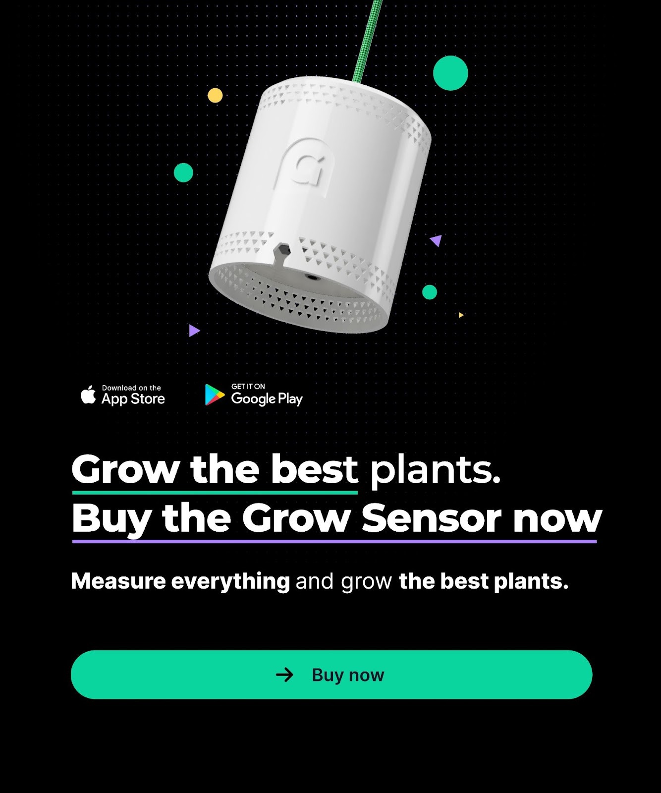 Buy the Grow Sensor now banner