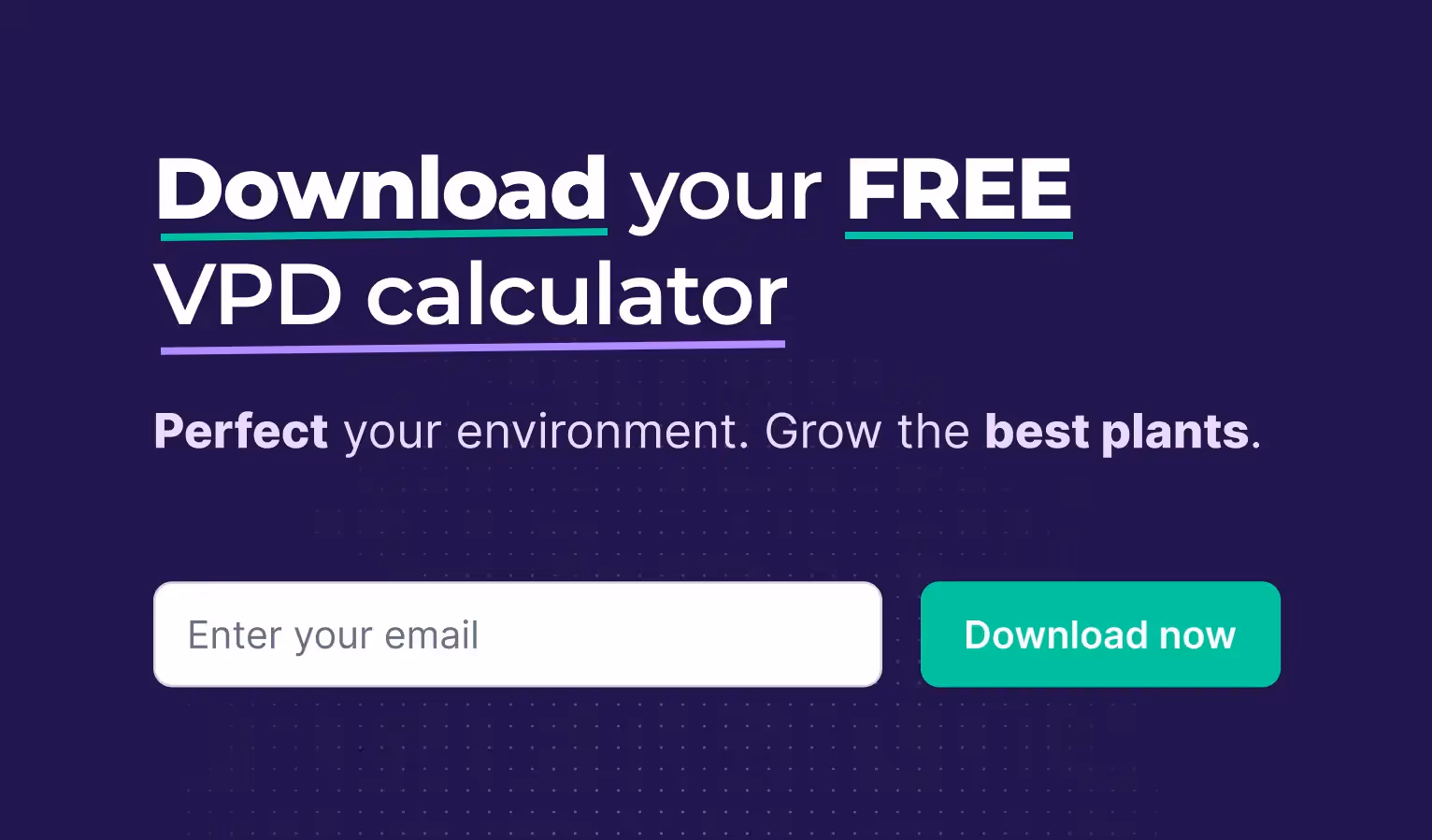 Download your FREE VPD calculator