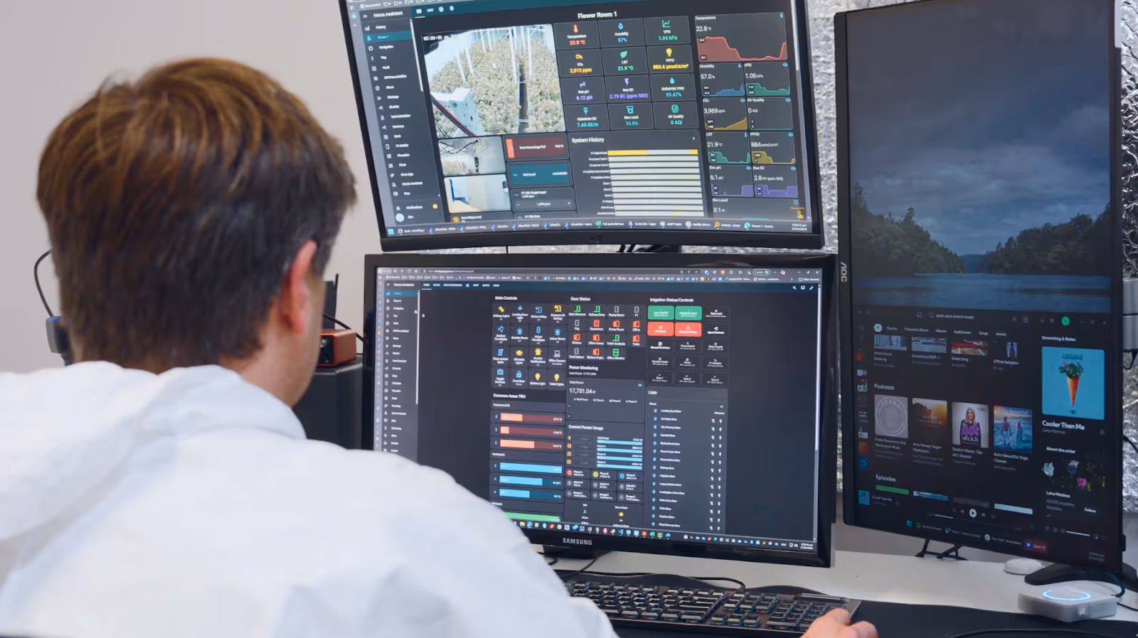 Commercial grower using Home Assistant to automate their grow room