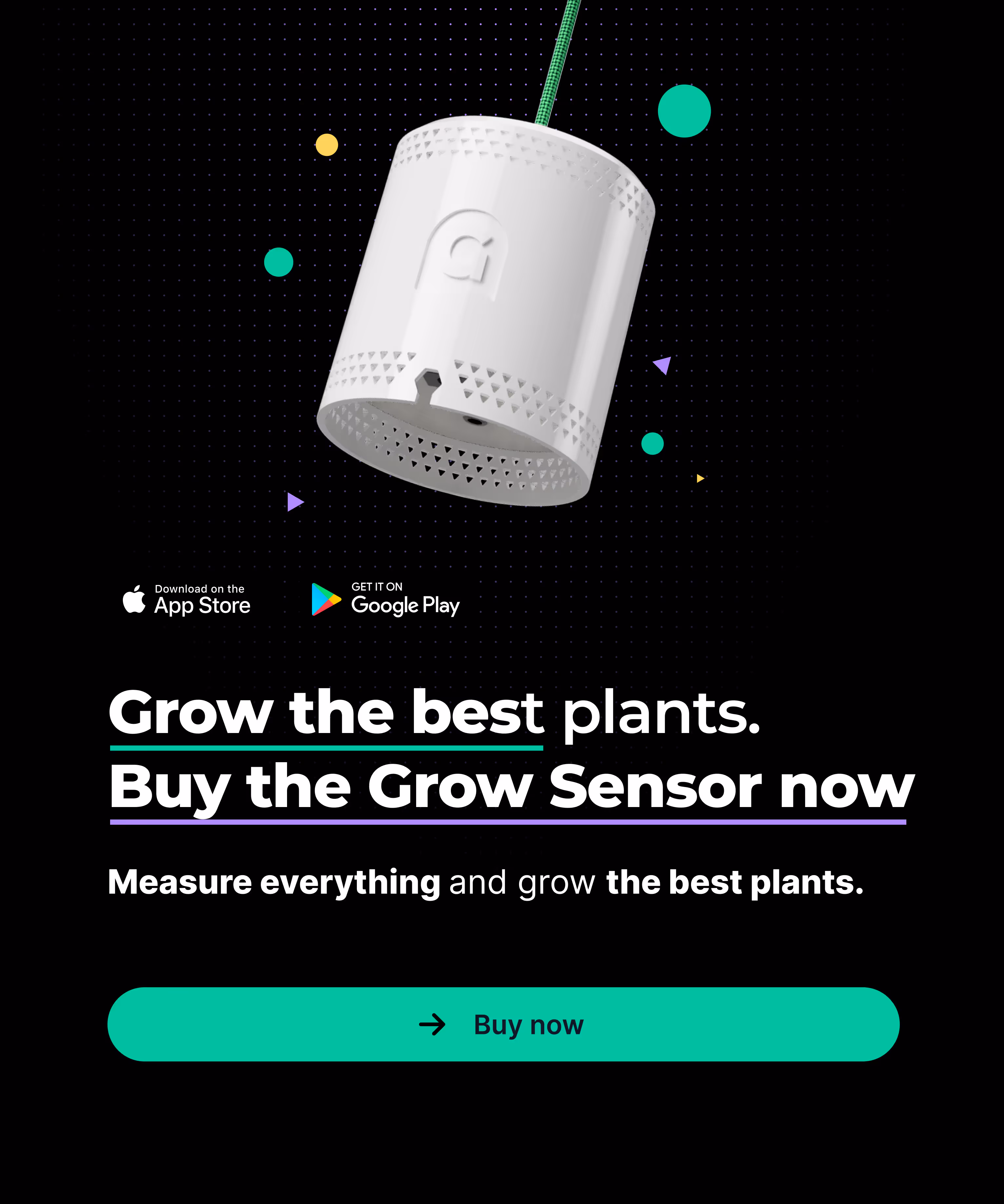 Buy the Grow Sensor now banner