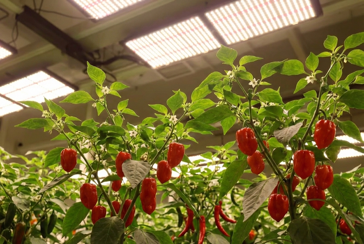 A grow room with dialled in PPFD for flower.
