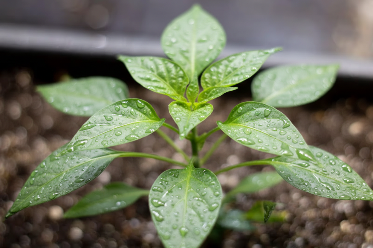 Dewy chilli plant - wrong VPD