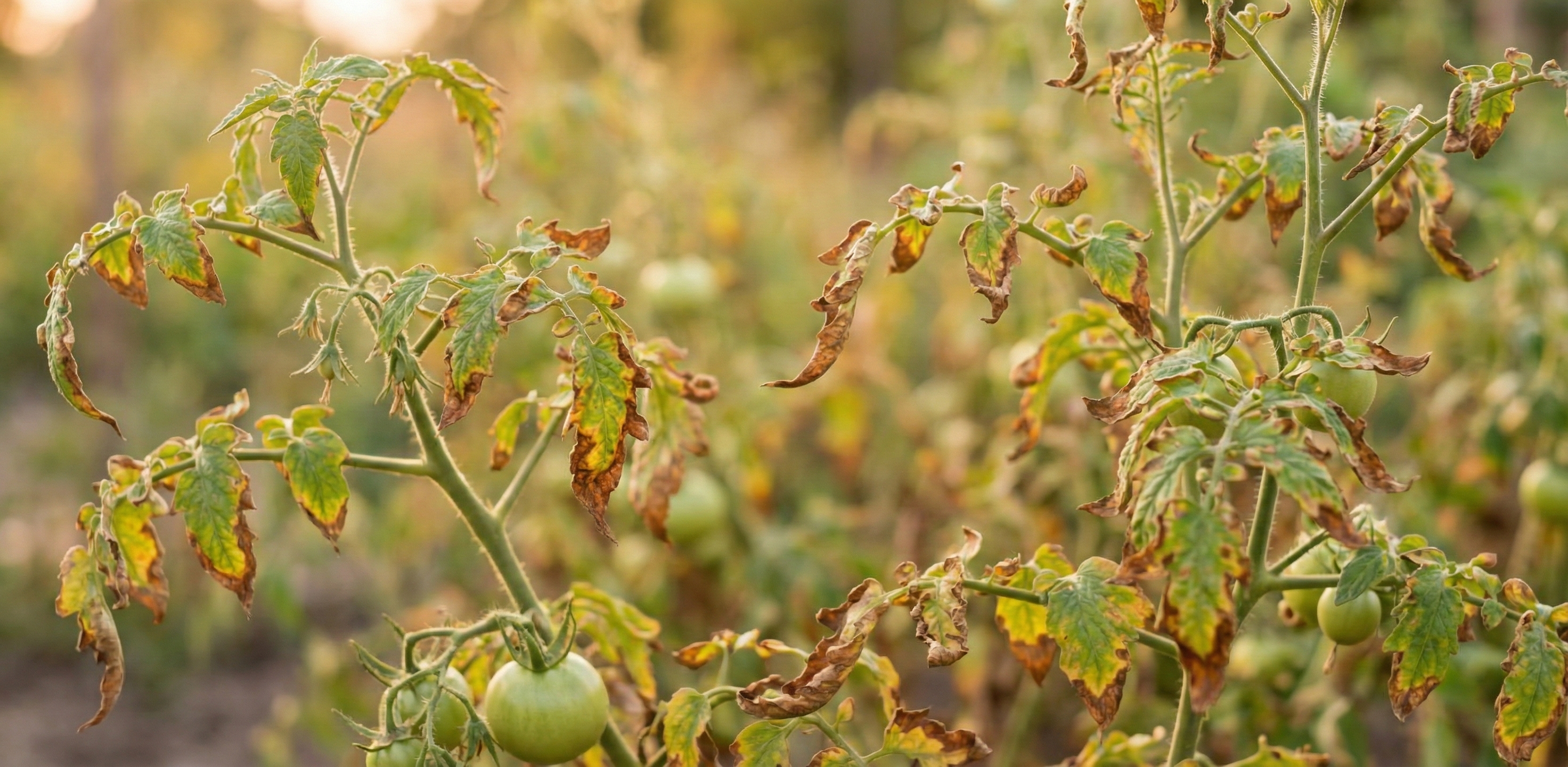 Overfed tomato plants