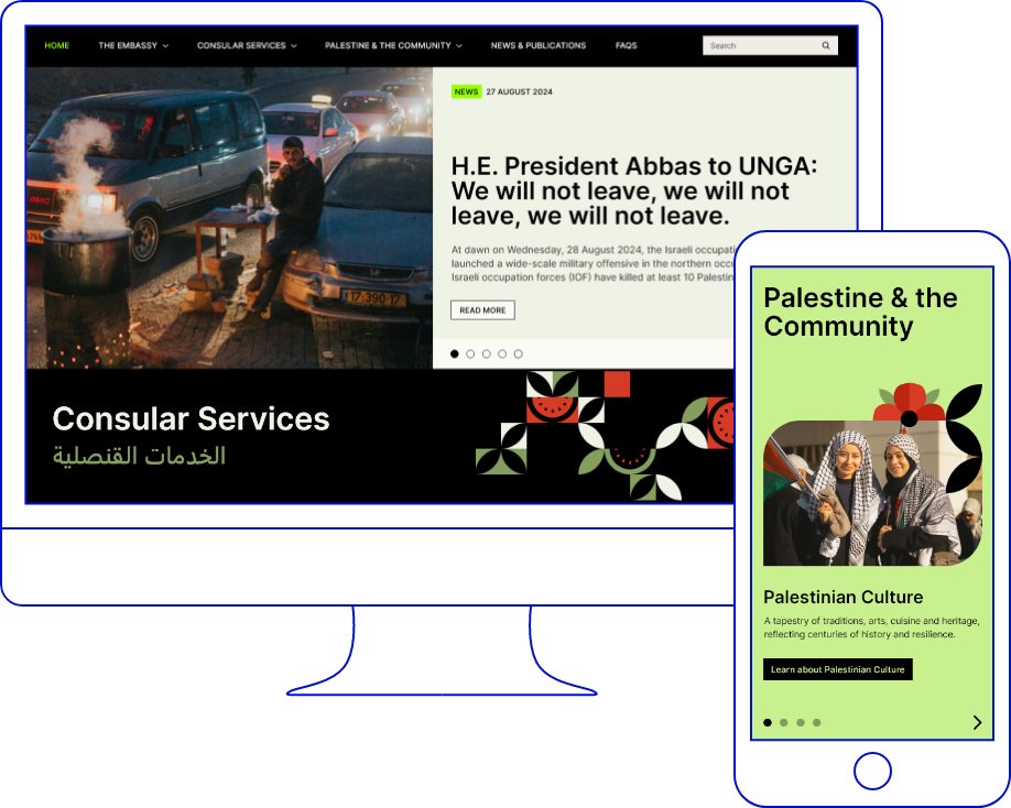 Palestine Embassy Website