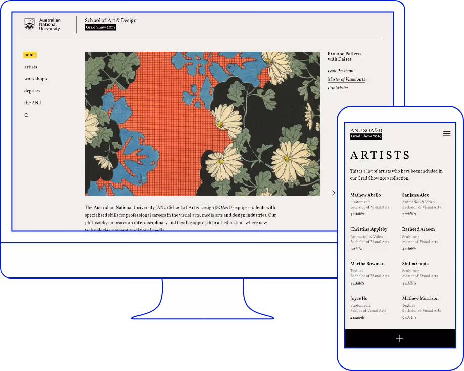 ANU SOA&D Grad Show