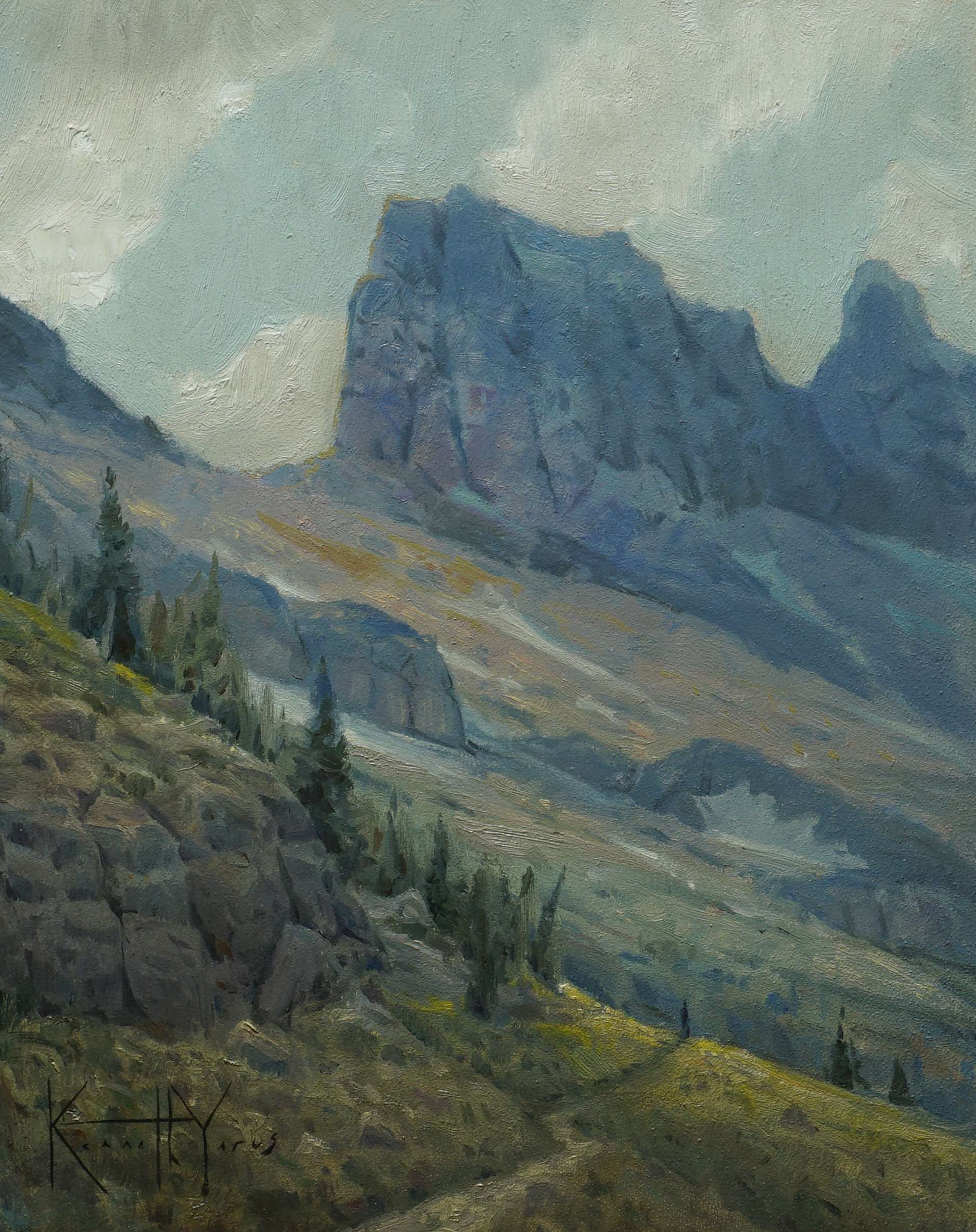 "GLACIAL PEAKS" by Kenneth Yarus