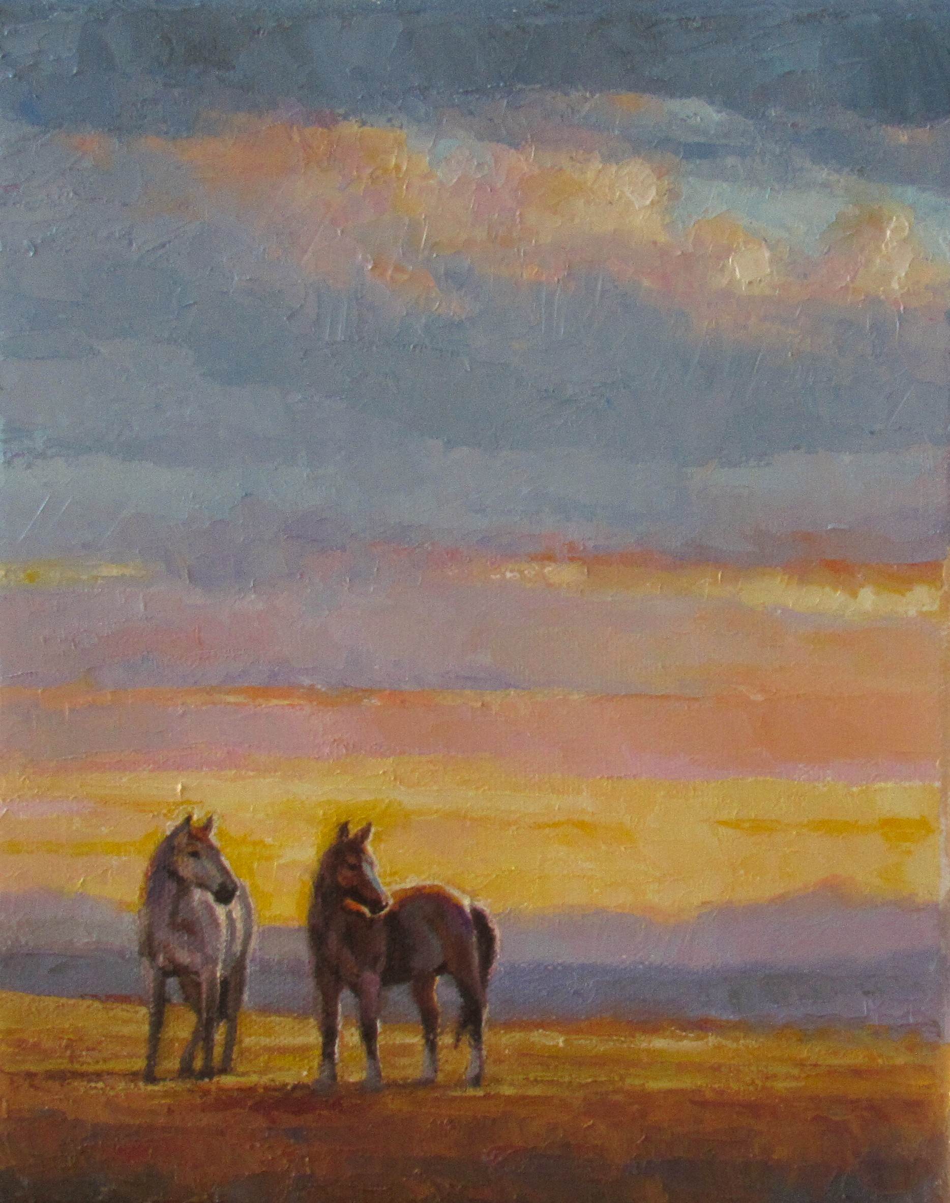"AT THE END OF THE DAY-HORSE" by Daren Wilding
