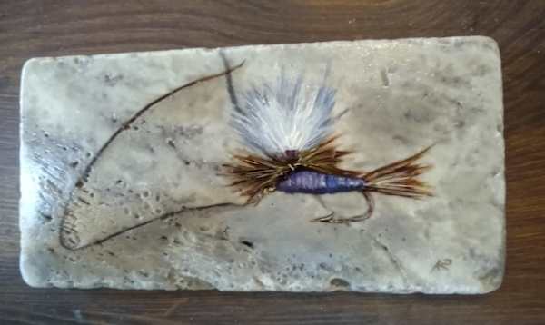 “CARLSON’S PURPLE HAZE FLY” by Aumi Kauffman Perry