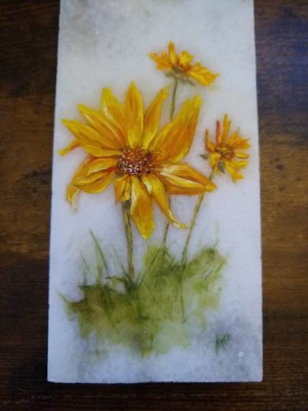 “SUNFLOWERS” by Aumi Kauffman Perry