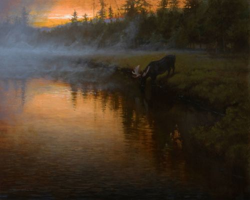 “MIST AT TWILIGHT, ISAIAH 26:3” by Thomas Kegler