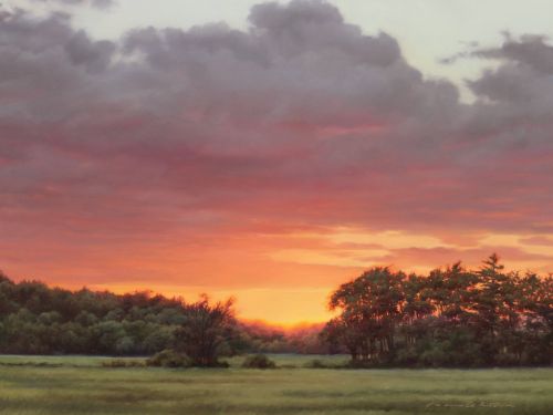 "MEADOW SUNSET" by Liane Whittum