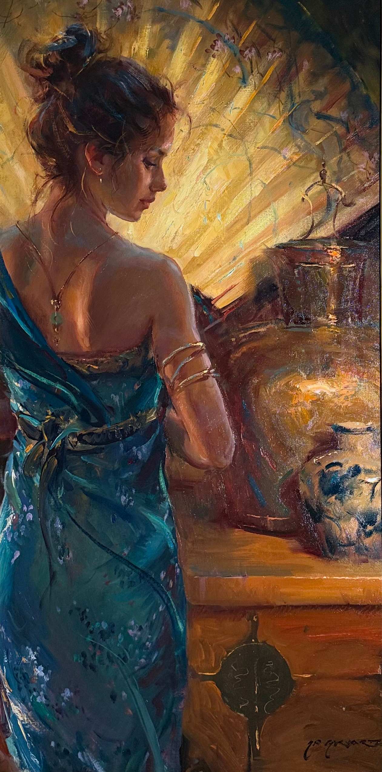 “JADE AND CERULEAN” by Daniel F. Gerhartz