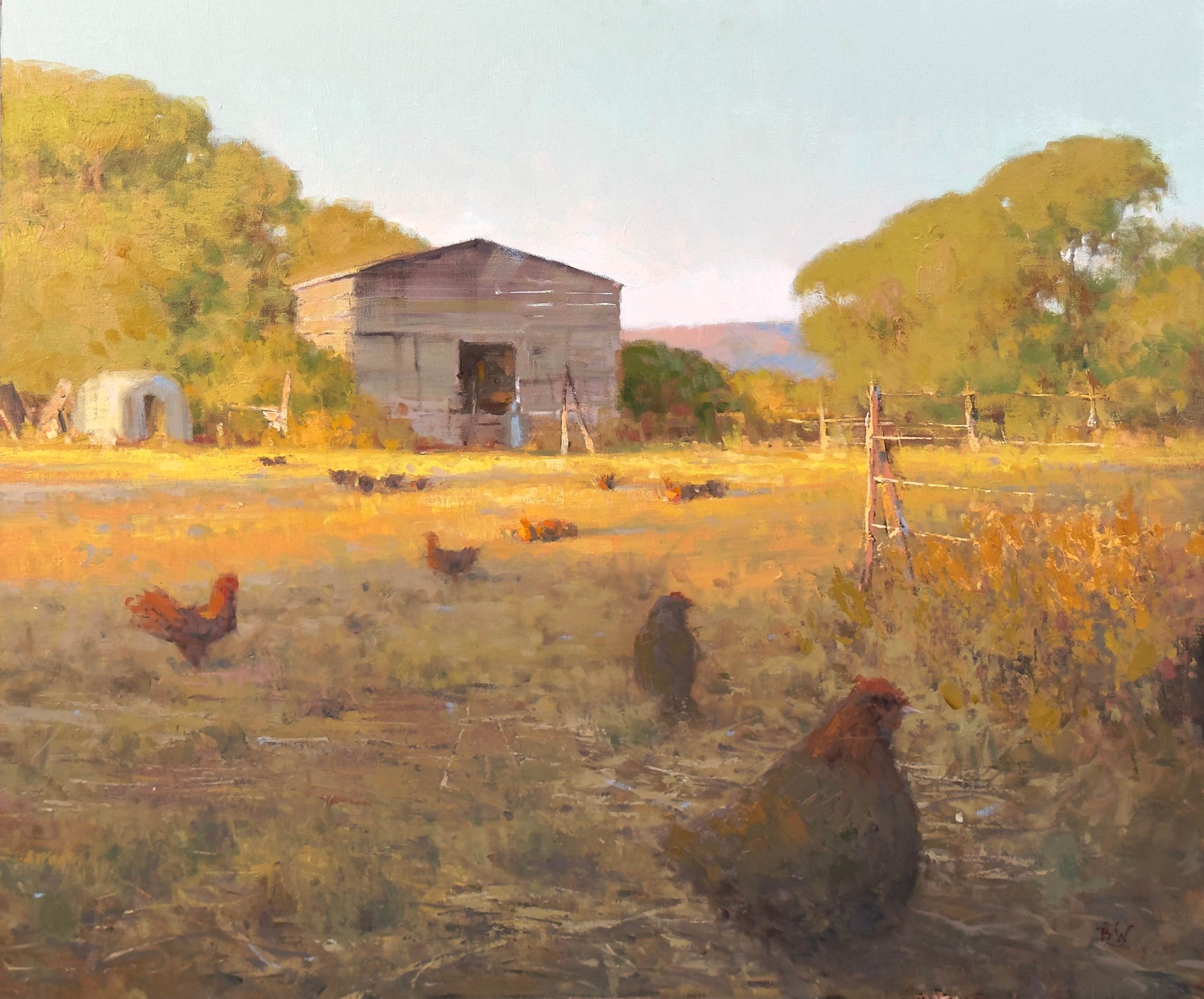 “THE YARD AT DAWN” by Benjamin Z. Walter