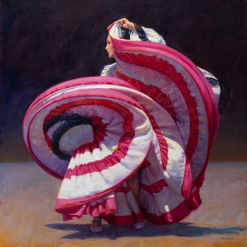 "RASPERRY SWIRL" by James Tennison OPAM