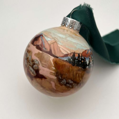 12/13 UP CLOSE ornament by Rosalyn Raymont