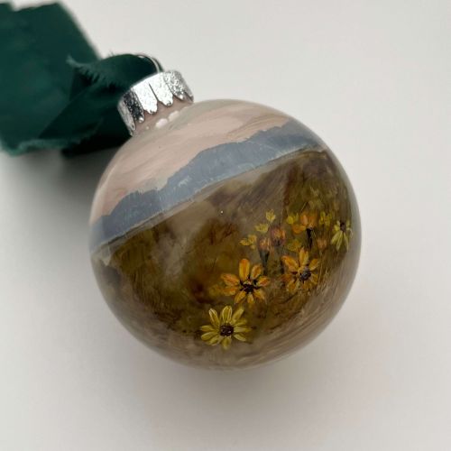 6/13 UP CLOSE ornament by Rosalyn Raymont
