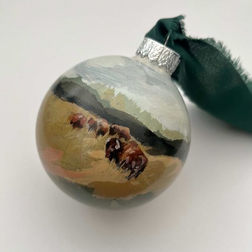 8/13 UP CLOSE ornament by Rosalyn Raymont