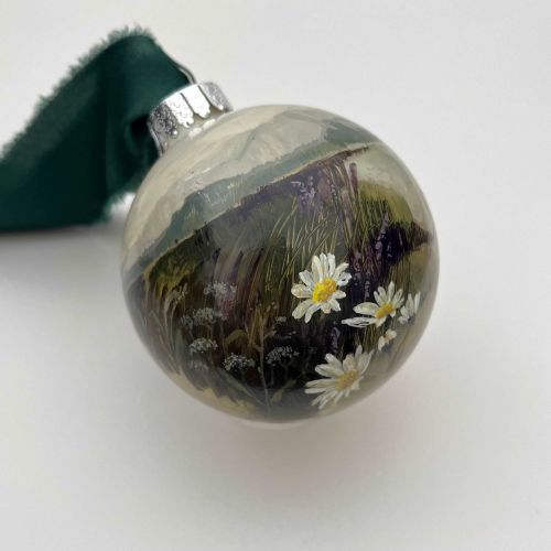9/13 UP CLOSE ornament by Rosalyn Raymont