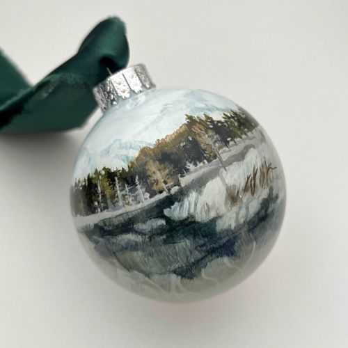 11/13 UP CLOSE ornament by Rosalyn Raymont