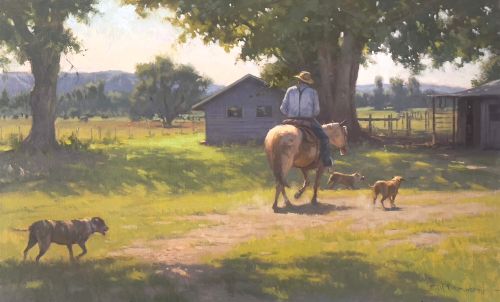 "LUNCH BREAK" by Bill Farnsworth OPAM