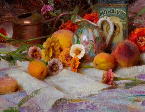 "MONARCH TEA TIN STILL LIFE" by Daniel J. Keys OPAM