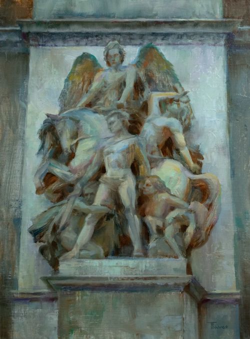 "RESISTANCE (ARC DE TRIOMPH DETAIL)" by Tamsen Taves