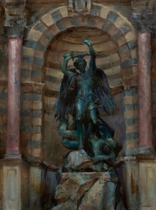 "FONTAIN SAINT-MICHEL" by Tamsen Taves 