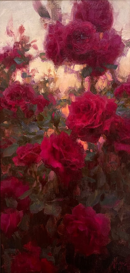 "CARMINE ROSES" by Daniel J. Keys