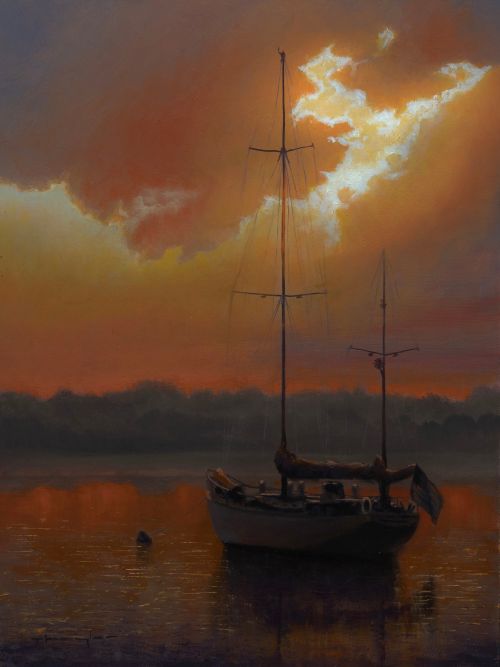 “MAGIC CARPET SUNSET, PSALM 136:26” by Thomas Kegler