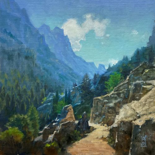 “CASCADE CANYON TRAIL” by Steven S. Walker