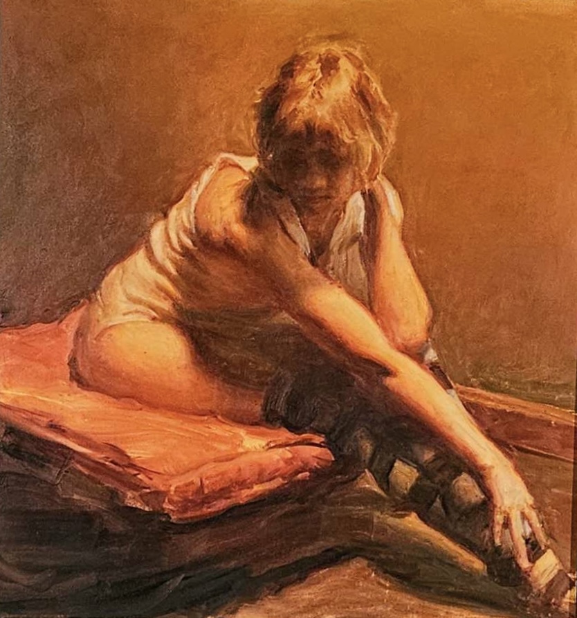 “CONTRAPPOSTO IN WARM LIGHT” by David Mueller