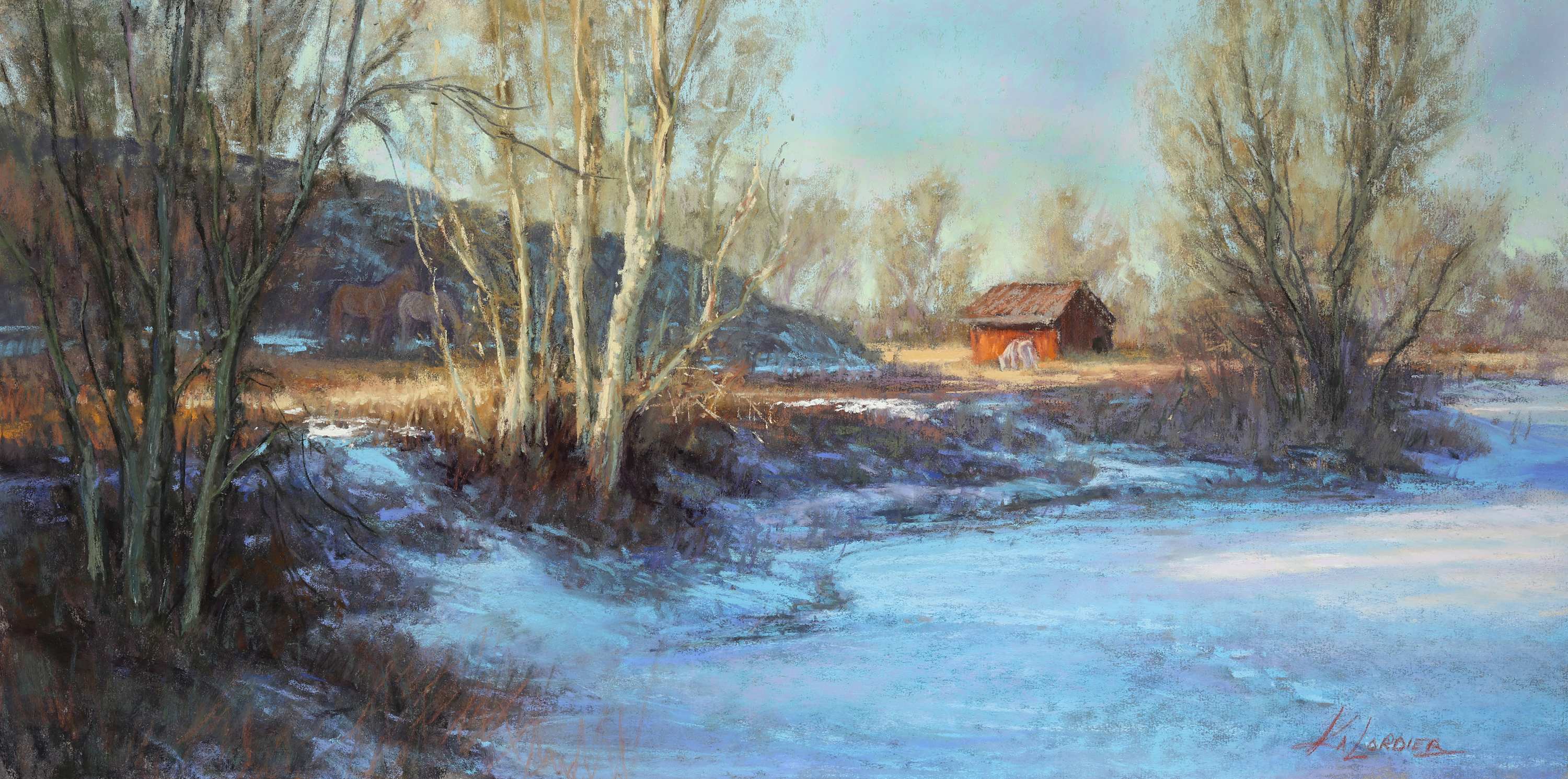 “BREAKFAST IN SHAGGY COATS” by Kim Lordier